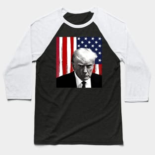 Trump Mugshot Baseball T-Shirt